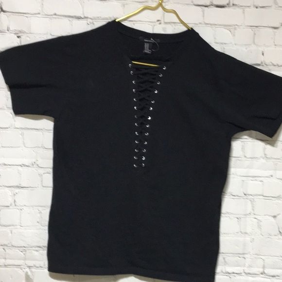 Forever 21 Tops - Lace Front Tee